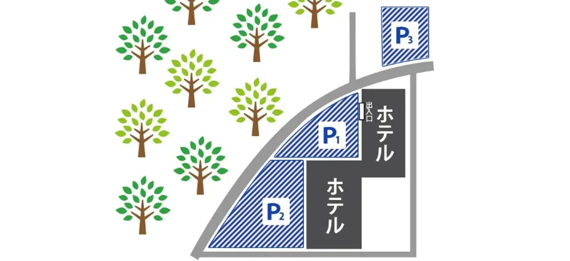 無料駐車場完備のイメージ画像